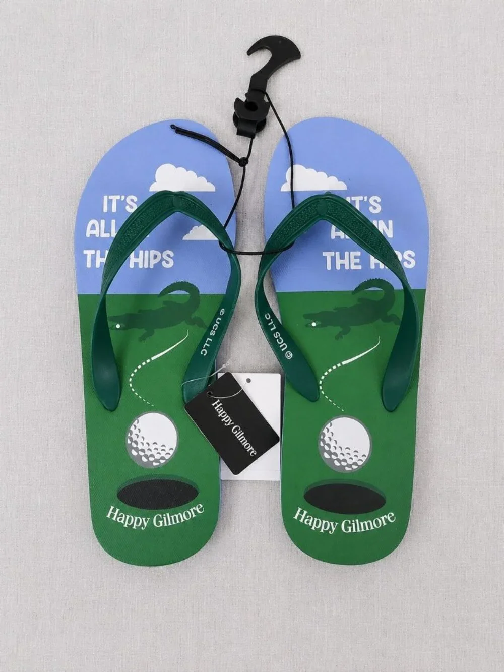 Happy Gilmore Men's Flip-Flops Size 12 NWT
